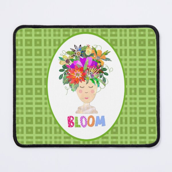 Item preview, BLOOM Paper Collage Illustration designed and sold by MarcyBrennanArt.