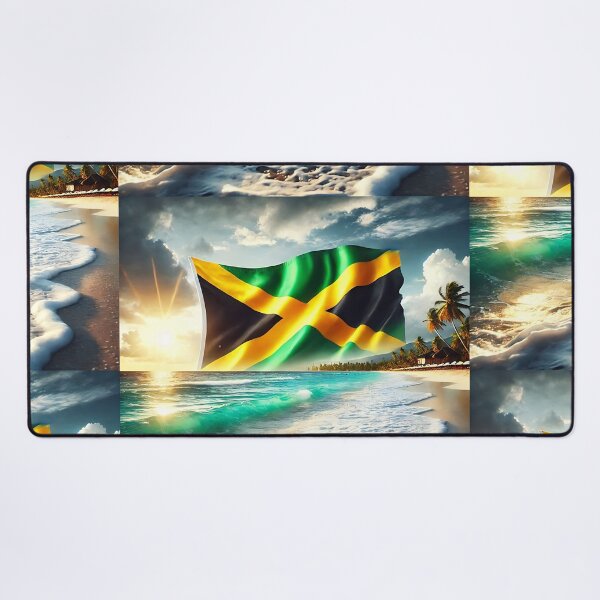 Item preview, Jamaican Flag (Beach) designed and sold by Intriguing Designs.