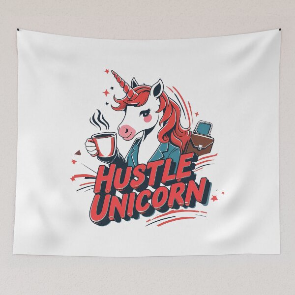 Item preview, Hustle Unicorn designed and sold by zoughlal.