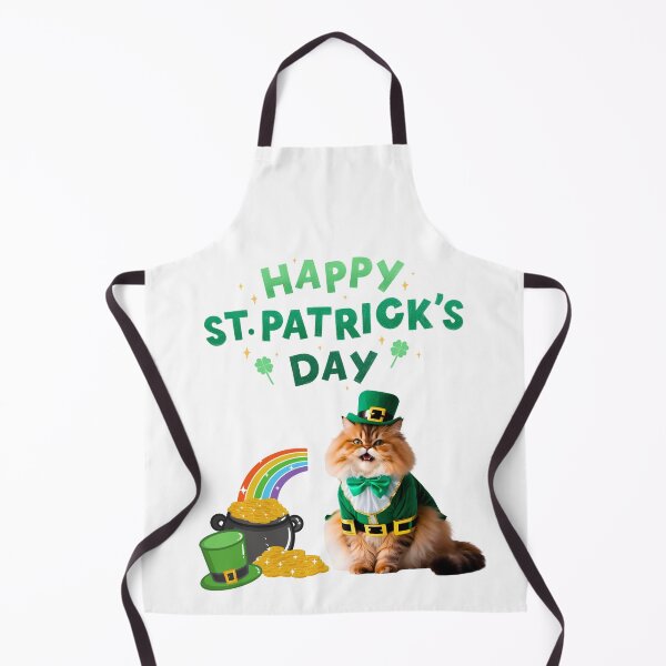Item preview, Lucky Persian Cat Leprechaun – St. Paddy's Day Charm designed and sold by Fredster1966.