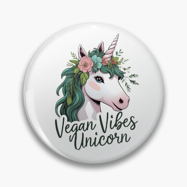 Item preview, Vegan Vibes Unicorn designed and sold by zoughlal.