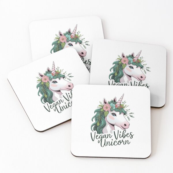 Item preview, Vegan Vibes Unicorn designed and sold by zoughlal.
