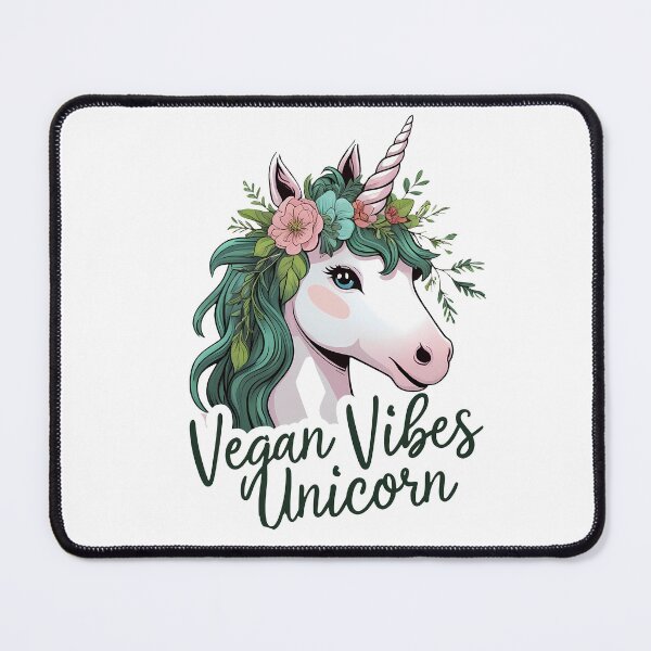 Item preview, Vegan Vibes Unicorn designed and sold by zoughlal.