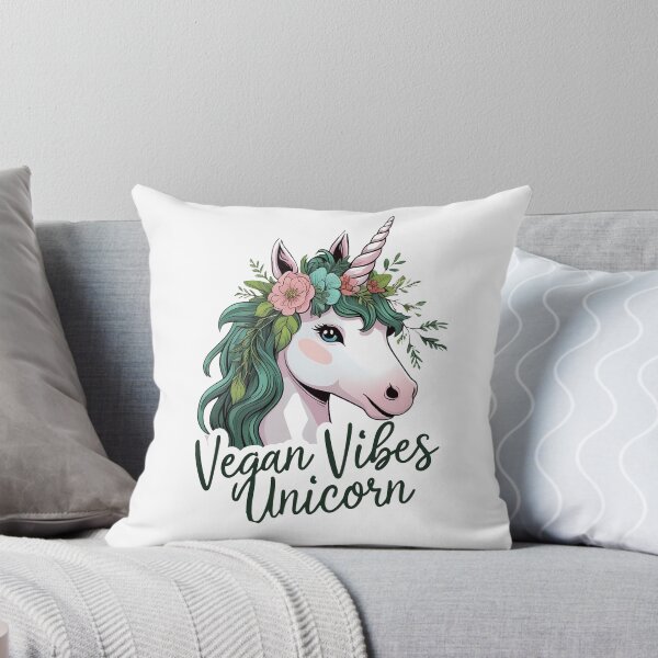 Item preview, Vegan Vibes Unicorn designed and sold by zoughlal.