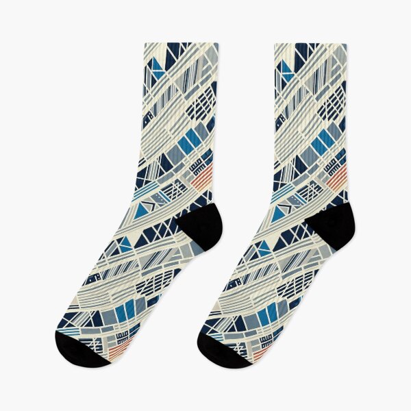 Item preview, Geometric Shapes in a Diagonal Stripe Pattern designed and sold by whatcolorisrain.
