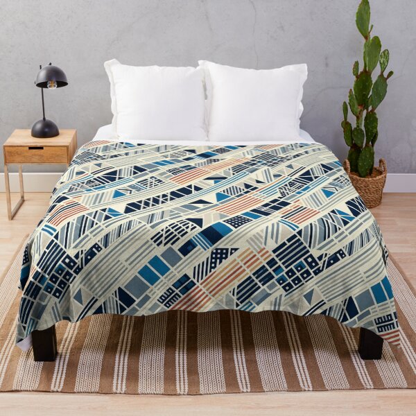 Item preview, Geometric Shapes in a Diagonal Stripe Pattern designed and sold by whatcolorisrain.