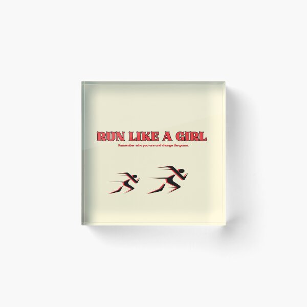 Item preview, Run like a girl designed and sold by Monkey204.