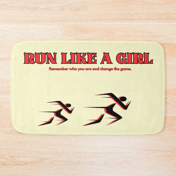 Item preview, Run like a girl designed and sold by Monkey204.