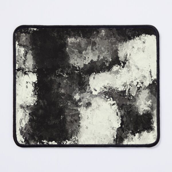 Item preview, Black and White Modern Abstract Painting designed and sold by BleuAbstracts.