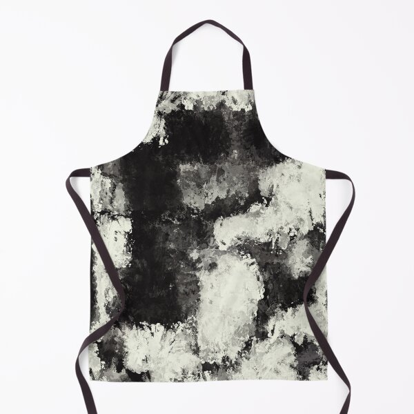 Item preview, Black and White Modern Abstract Painting designed and sold by BleuAbstracts.
