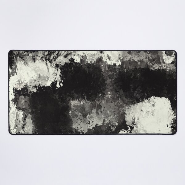 Item preview, Black and White Modern Abstract Painting designed and sold by BleuAbstracts.