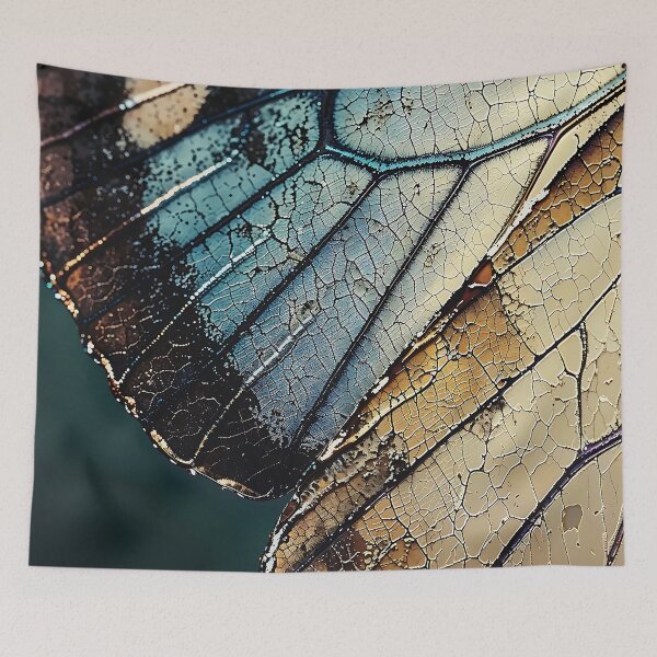 Item preview, butterfly wing colour blue yellow zoom nature dejco.art domin designed and sold by dejco.art.