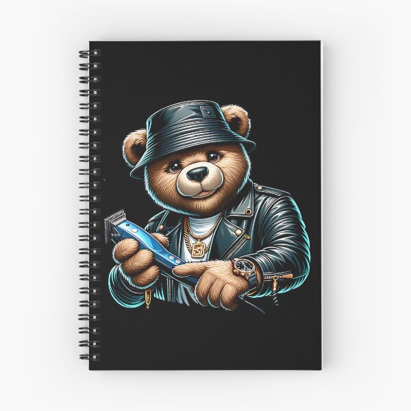 Item preview, Barber Teddy Bear - Cool Barber Shop Haircut Clipper Streetwear Design designed and sold by Redblackman.
