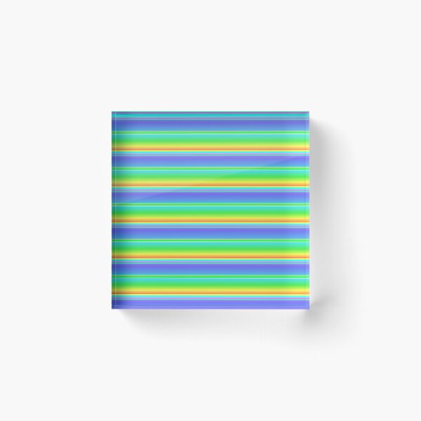 Item preview, Multicolored horizontal small striped (creative) designed and sold by lausn.