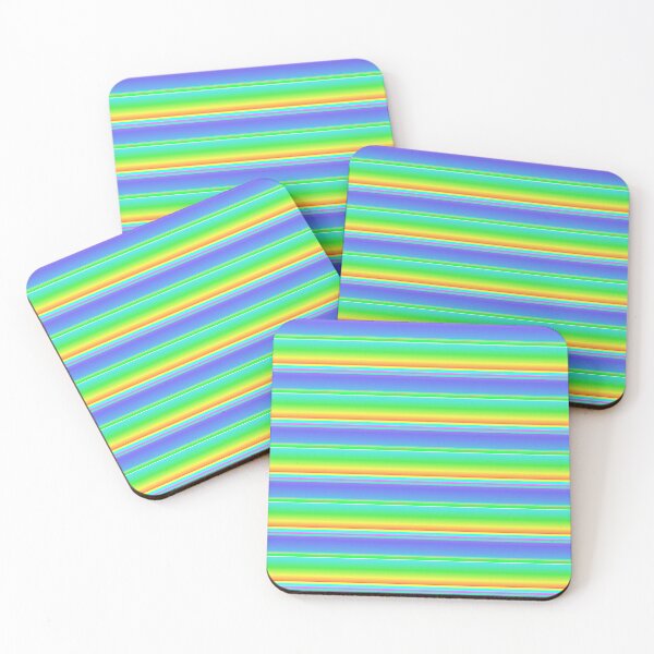 Item preview, Multicolored horizontal small striped (creative) designed and sold by lausn.