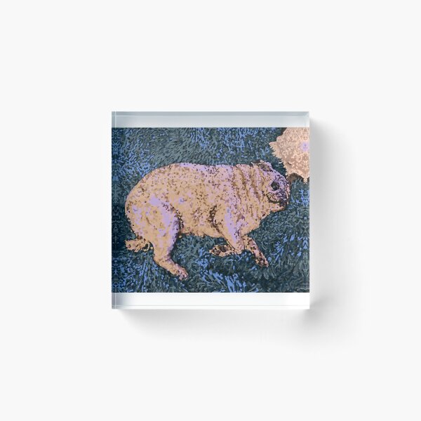 Item preview, Pug in Pointillism designed and sold by Hailey Dorritie.