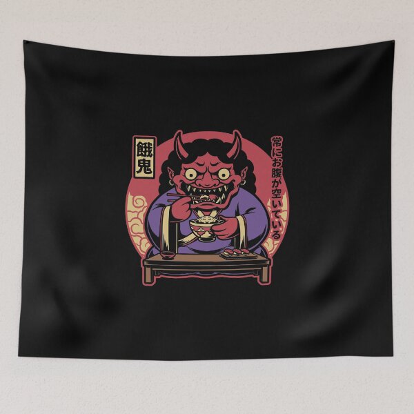 Item preview, Hungry Oni Food - Demoniac Japanese Spirit designed and sold by Studio Mootant.