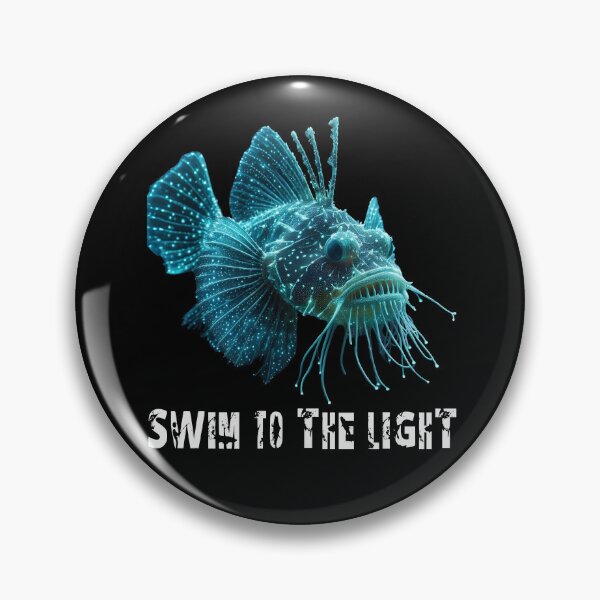 Item preview, Anglerfish Swim To The Light  - Funny Anglerfish Lover  designed and sold by Smix Pixels.
