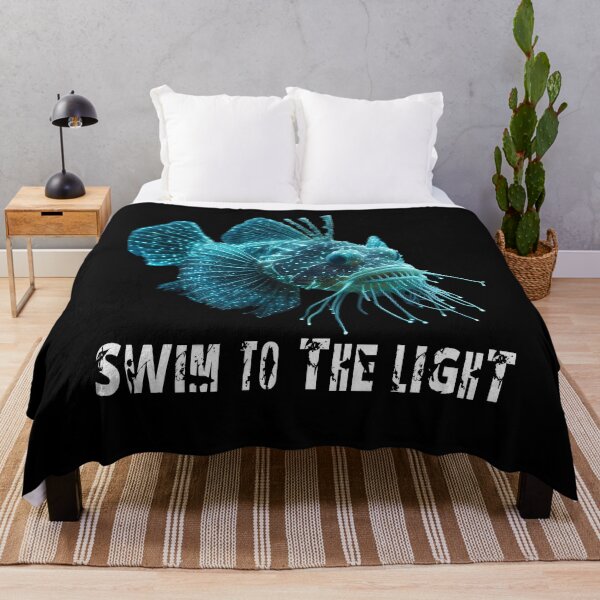 Item preview, Anglerfish Swim To The Light  - Funny Anglerfish Lover  designed and sold by Smix Pixels.