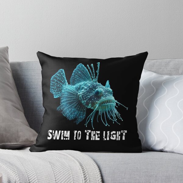 Item preview, Anglerfish Swim To The Light  - Funny Anglerfish Lover  designed and sold by Smix Pixels.