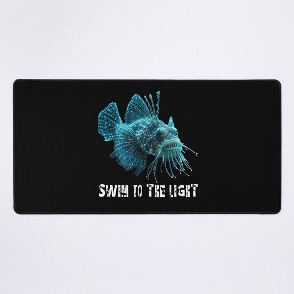 Item preview, Anglerfish Swim To The Light - Funny Anglerfish Lover designed and sold by Smix Pixels.