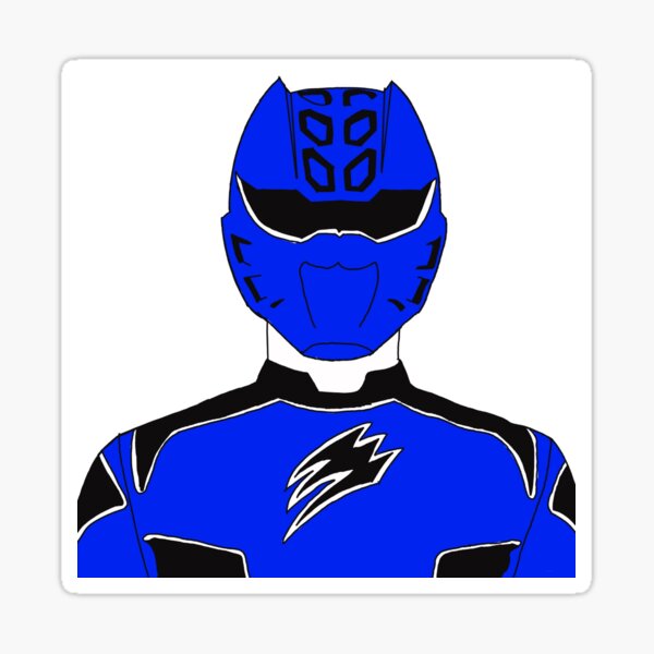 Vista previa del artículo con la obra «Ranger azul furia de la jungla», diseñado y vendido por ThesingleHshow.