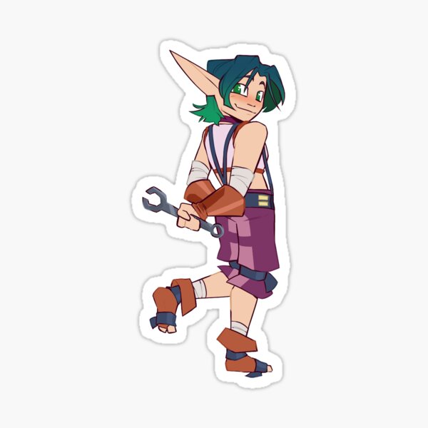 Item preview, Jak and Daxter Keira Sticker designed and sold by WatchrsWorkshop.