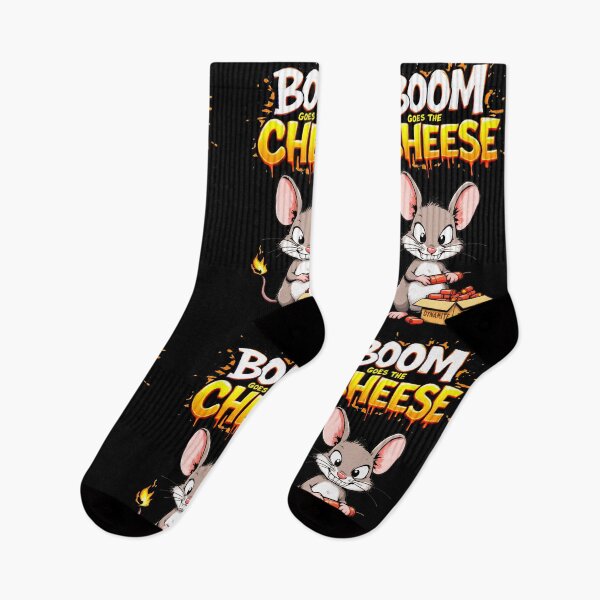 Item preview, Explosive Mischief Mouse - Boom Goes the Cheese designed and sold by SteadyRolling.