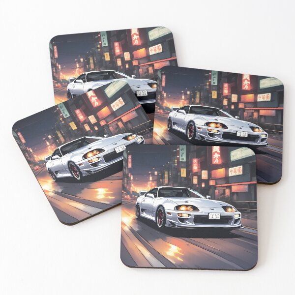 Item preview, A sportive car in highway at late night designed and sold by MKOWOLF.