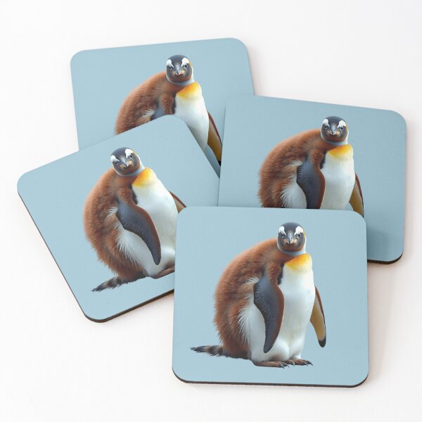 Item preview, Fluffy Pesto Penguin with a Tail Twist designed and sold by Dakson Design - Fantasy Art.