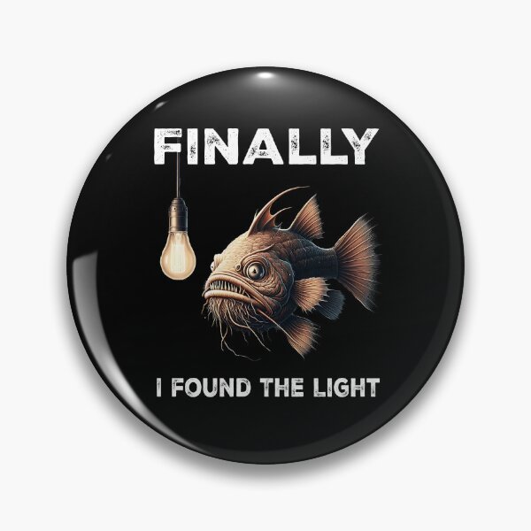 Item preview,  Anglerfish I Found The Light  - Funny Anglerfish Lover  designed and sold by Smix Pixels.