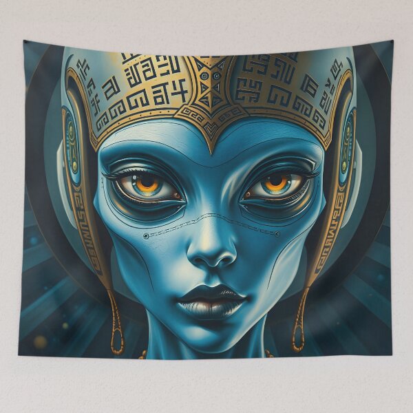 Item preview, Reina extraterrestre designed and sold by Flights of Fancy .
