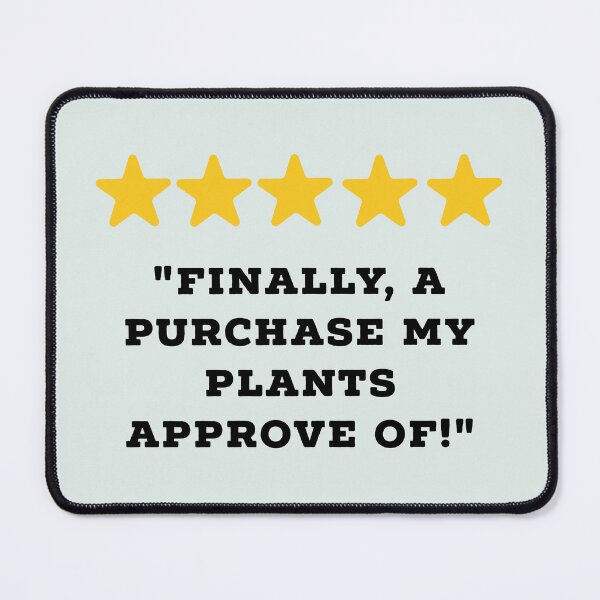 Item preview, Plant Parents/Plant Lovers Reviews Funny 5 Star Review #1 designed and sold by Jollys-ArtShop.