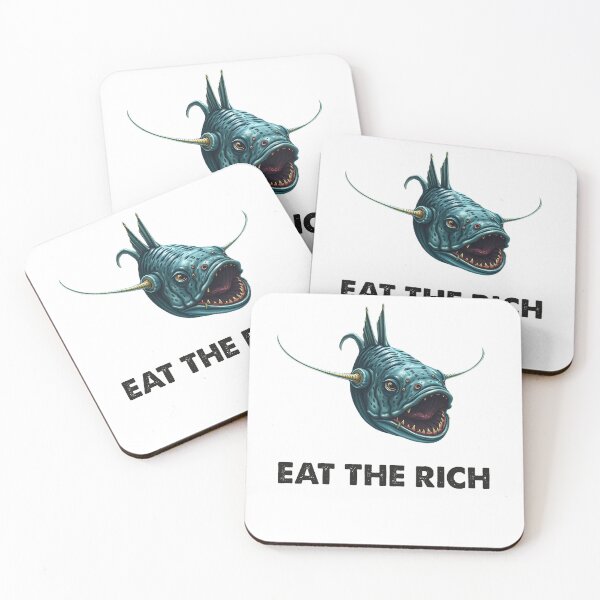 Item preview,  Anglerfish Eat The Rich  - Funny Anglerfish Lover  designed and sold by Smix Pixels.