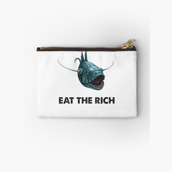 Item preview,  Anglerfish Eat The Rich  - Funny Anglerfish Lover  designed and sold by Smix Pixels.