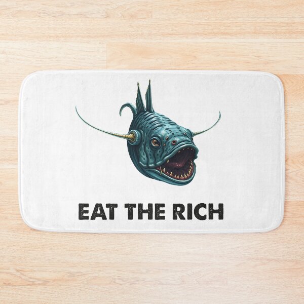 Item preview,  Anglerfish Eat The Rich  - Funny Anglerfish Lover  designed and sold by Smix Pixels.