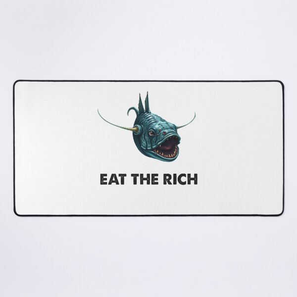 Item preview,  Anglerfish Eat The Rich  - Funny Anglerfish Lover  designed and sold by Smix Pixels.