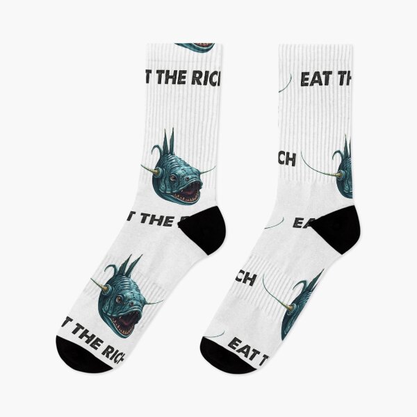 Item preview,  Anglerfish Eat The Rich  - Funny Anglerfish Lover  designed and sold by Smix Pixels.