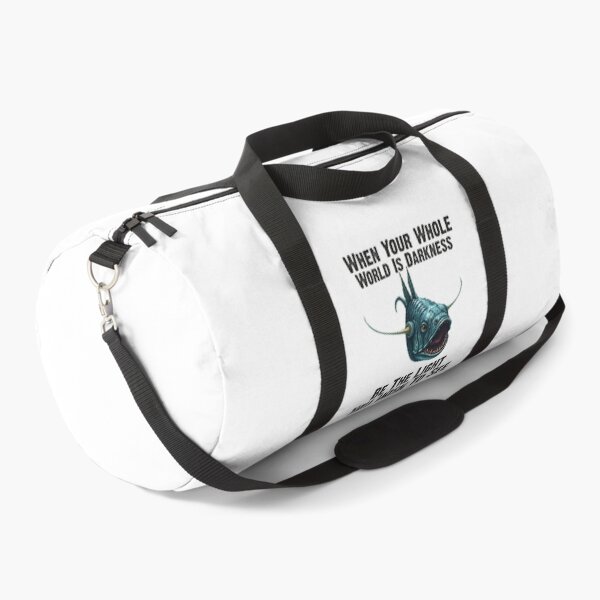 Item preview, Anglerfish When Your Whole World Is Darkness Be The Light You Wish To See  - Funny Anglerfish Lover  designed and sold by Smix Pixels.