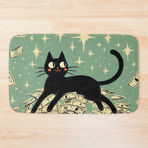 Item preview, Lucky Black Cat Stash designed and sold by zzz888.