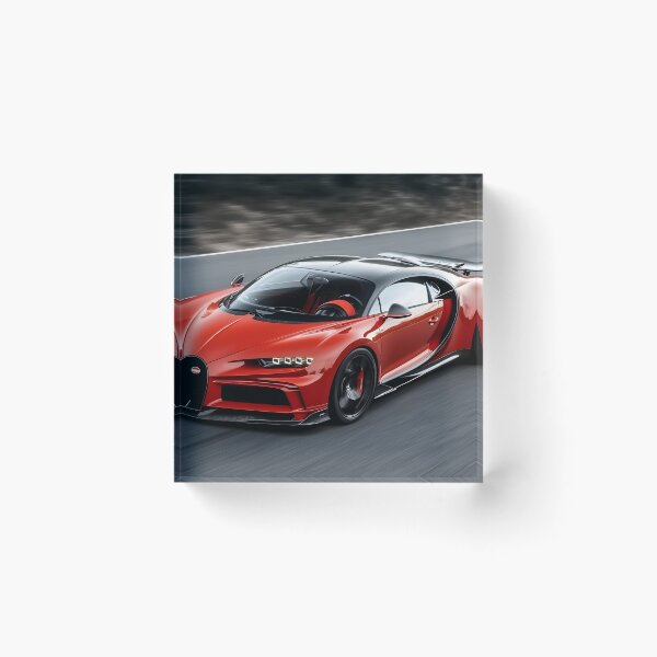 Item preview, Black & Red Bugatti Chiron Super Sport Poster – Ultimate Hypercar Wall Art V designed and sold by AutoPopStudio.