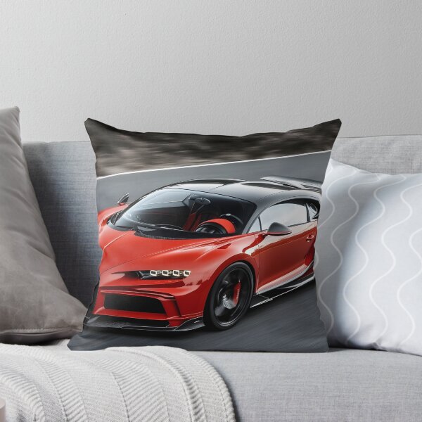 Item preview, Black & Red Bugatti Chiron Super Sport Poster – Ultimate Hypercar Wall Art V designed and sold by AutoPopStudio.