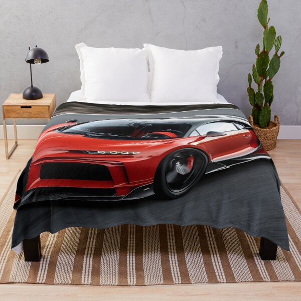 Item preview, Black & Red Bugatti Chiron Super Sport Poster – Ultimate Hypercar Wall Art V designed and sold by AutoPopStudio.