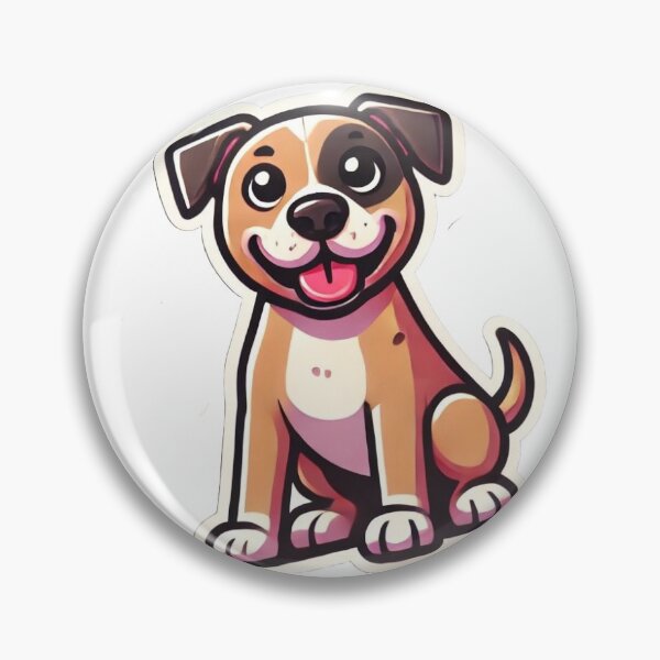 Item preview, Happy pup sticker  designed and sold by SugarPix Designs.