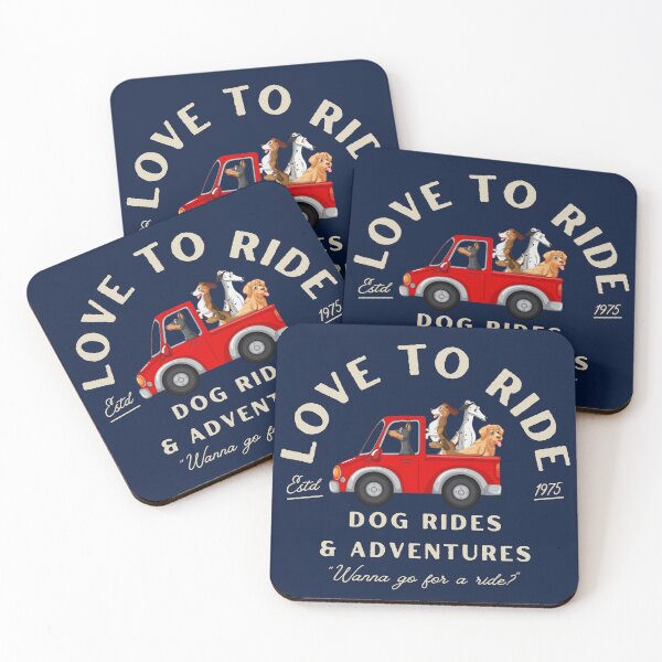 Item preview, Love To Ride Dog Rides & Adventures Wanna Go For A Ride designed and sold by AussieMomma.