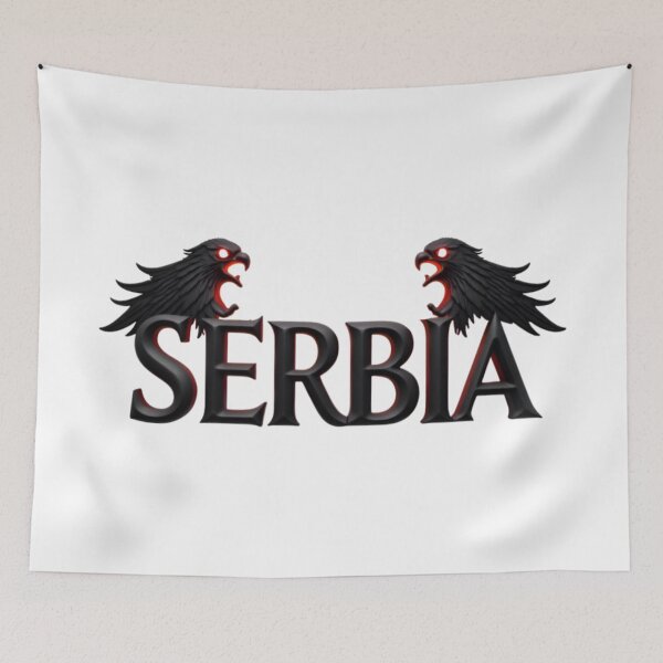 Item preview, Serbia in Black designed and sold by Dakson Design - Fantasy Art.