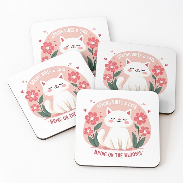 Item preview, Spring Vibes and Cats designed and sold by VDprinting.