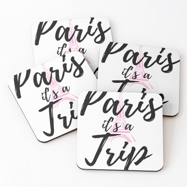 Artikelvorschau, T-Shirt mit Aufdruck „Paris, es ist eine Reise“ entworfen und verkauft von Rocker-To-A-Tee.