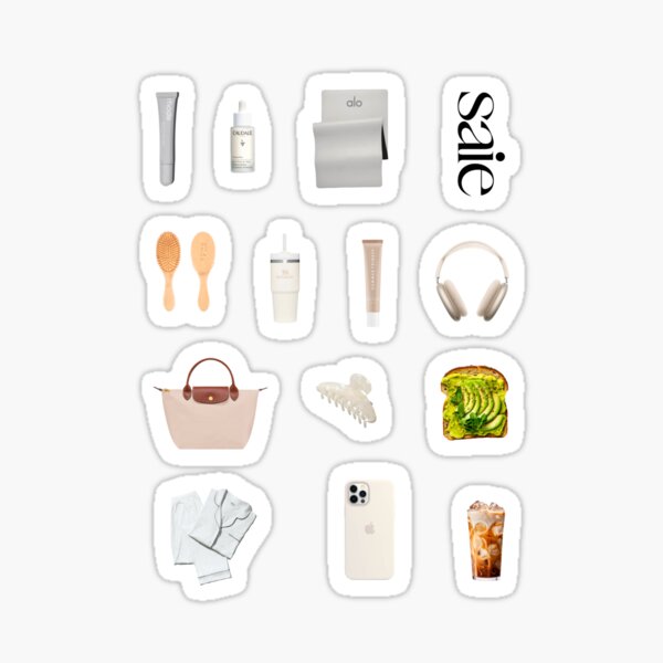Item preview, Clean Girl Sticker Pack B designed and sold by allyrosebubble.