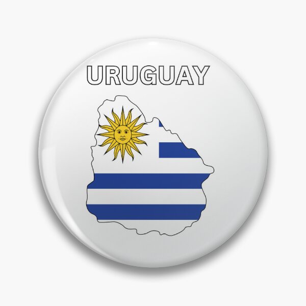 Item preview, Uruguay flag map designed and sold by atomstartup.